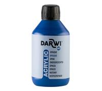 DARWI - DA0220250236C - Un flacon de Peinture Acrylique Opaque - Coloris Bleu foncé - 250 ML - DARWI ACRYLIC