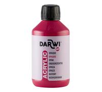 DARWI - DA0220250490C - Un flacon de Peinture Acrylique Opaque - Coloris Vermillon - 250 ML - DARWI ACRYLIC