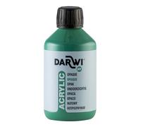 DARWI - DA0220250626C - Un flacon de Peinture Acrylique Opaque - Coloris Vert sapin - 250 ML - DARWI ACRYLIC