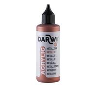 DARWI - DA0230080057C - Un flacon de Peinture Acrylique Métallique - Coloris Cuivre - 80 ML - DARWI ACRYLIC