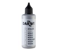 DARWI - DA0230080080C - Un flacon de Peinture Acrylique Métallique - Coloris Argent - 80 ML - DARWI ACRYLIC