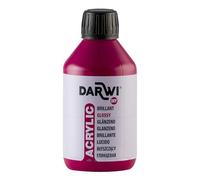 DARWI - DA0350250420C - Un flacon de Peinture Acrylique Brillante - Coloris Carmin - 250 ML
