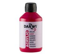 DARWI - DA0350250490C - Un flacon de Peinture Acrylique Brillante - Coloris Vermillon - 250 ML