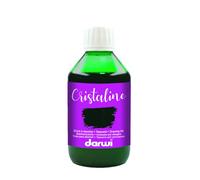 DARWI - DA2300250626C - Un flacon d'Encre à Dessiner transparente et lumineuse - Pour Enfants - Coloris Vert sapin - 250 ML - DARWI CRISTALINE - Aquarellable après séchage