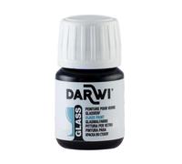 DARWI Flacon de 30 ml de Peinture sur Verre - Carmin