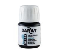 DARWI Flacon de 30 ml de Peinture sur Verre - Jaune
