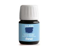 DARWI Flacon de 30 ml de Peinture sur Verre - Noir