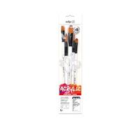 Darwi For You DF1905150K02C - Set de 5 Pinceaux Acrylique moyens