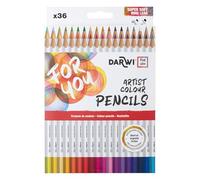 Darwi For You DF2100036K01C - Boîte de 36 crayons de couleur classiques