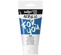 Darwi For You DF5150075204C - Acrylique 75 ml Opaque - 204 Bleu de sèvres PW6 - PB15:3