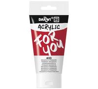 Darwi For You DF5150075433C - Acrylique 75 ml Semi-transparent - 433 Magenta primaire PV 19