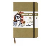 Darwi For You DF80010150005C Sketchbook Kaki A6 140g 80 Feuilles Blanc
