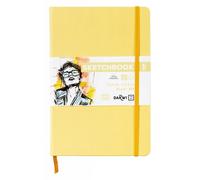 Darwi For You DF80014210002C Sketchbook Jaune 14x21cm 140g 80Feuilles Blanc