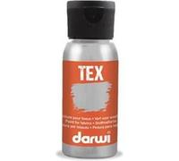 Darwi Tex - Peinture - peinture à base d'eau - argent - semi-transparent - 50 ml G