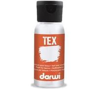 Darwi Tex - Peinture - peinture à base d'eau - blanc - semi-transparent - 50 ml Blanc