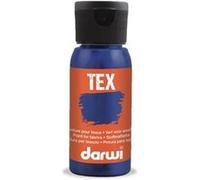 Darwi Tex - Peinture - peinture à base d'eau - bleu foncé - semi-transparent - 50 ml G