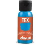 Darwi Tex - Peinture - peinture à base d'eau - bleu turquoise - semi-transparent - 50 ml G