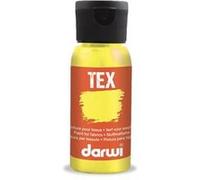 Darwi Tex - Peinture - peinture à base d'eau - jaune fluorescent - semi-transparent - 50 ml G