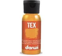 Darwi Tex - Peinture - peinture à base d'eau - orange fluorescent - semi-transparent - 50 ml G