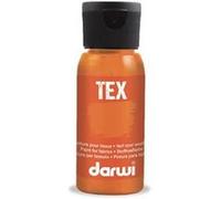 Darwi Tex - Peinture - peinture à base d'eau - orange - semi-transparent - 50 ml G