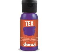 Darwi Tex - Peinture - peinture à base d'eau - pourpre - semi-transparent - 50 ml Transparent G