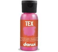 Darwi Tex - Peinture - peinture à base d'eau - rose fluorescent - semi-transparent - 50 ml G