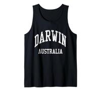 Darwin Australia Retro années 70 College Sports Style Débardeur
