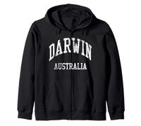 Darwin Australia Retro années 70 College Sports Style Sweat à Capuche