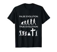 Darwin Evolution Vs Biblique Création Biblique Débat Meme T-Shirt