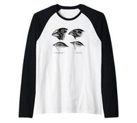 Darwin's Finches Evolution Athéist Biologie Nerdy Science Manche Raglan