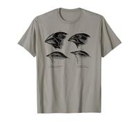 Darwin's Finches Evolution Athéist Biologie Nerdy Science T-Shirt