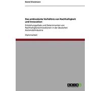 Das Ambivalente Verhältnis Von Nachhaltigkeit Und Innovation