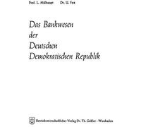 Das Bankwesen Der Deutschen Demokratischen Republik