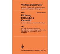 Das Dritte Dogma Des Empirismus Das Abc Der Modernen Logik Und Semantik Der Begriff Der Erklärung Und Seine Spielarten