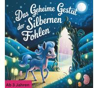 „Das geheime Gestüt der silbernen Fohlen“ Gute-Nacht-Geschichte & Ausmalbuch für Kinder ab 3 Jahren