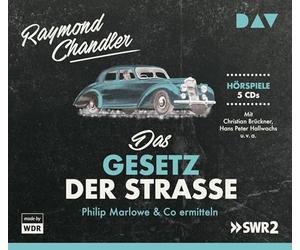 Das Gesetz der Straße. Philip Marlowe & Co ermitteln: Hörspiele mit Christian Brückner, Hans Peter Hallwachs, Hilmar Thate u.v.a. (5 CDs)