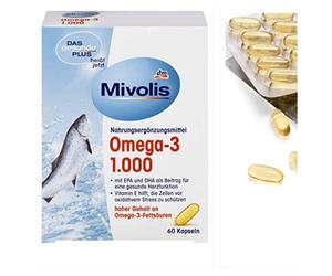 DAS gesunde PLUS Omega-3 1000 mg Kapseln, 60 St