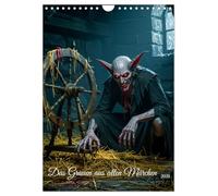 Das Grauen aus alten Märchen (Wandkalender 2026 DIN A4 hoch), CALVENDO Monatskalender: Ein Horror-Kalender mit realistisch gestalteten Märchenmonstern.