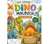 Das große Dino-Malbuch für kleine Entdecker