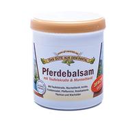 Das Gute aus dem Inntal Baume pour chevaux avec griffe du diable et huile de marmotte 500 ml