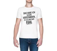 Das Habe Ich Schon Verstanden ES Ist Mir Nur Egal Blanc Homme T-Shirt White Men's Tee