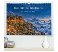 Das kleine Gasthaus - Am Ende der Welt (hochwertiger Premium Wandkalender 2027 DIN A2 quer), Kunstdruck in Hochglanz: Magische Zuflucht für fantastische Gäste