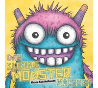 Das kleine Monster Malbuch: für Kinder von 4-10 Jahren, 50 kleine freundliche Monster zum Ausmalen