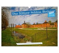 Das Klützer Schloss Bothmer - Ein Maitag in Mecklenburgs feinem Stück England (Wandkalender 2026 DIN A3 quer), CALVENDO Monatskalender: Barocker Zauber und die schönste Allee Mecklenburgs