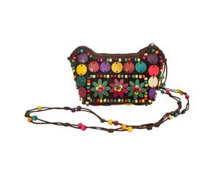 Das Kostümland Sac à Fleurs coloré Hippie