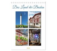 Das Land der Basken (Tischkalender 2026 DIN A5 hoch), CALVENDO Monatskalender: Das Baskenland besticht durch seine reiche Geschichte, einzigartige ... Genüssen und wunderschönen Küsten.