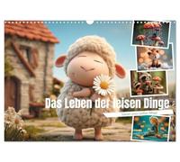 Das Leben der leisen Dinge (Wandkalender 2027 DIN A3 quer), CALVENDO Monatskalender: Filzfiguren, Miniaturen