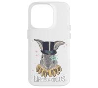 Das Leben ist EIN Zirkus Lapchen Zylinder Hut Zauberer Fun Coque pour iPhone 14 Pro