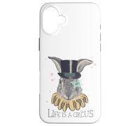 Das Leben ist EIN Zirkus Lapchen Zylinder Hut Zauberer Fun Coque pour iPhone 16 Plus
