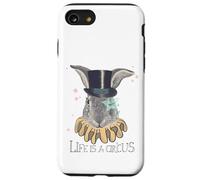 Das Leben ist EIN Zirkus Lapchen Zylinder Hut Zauberer Fun Coque pour iPhone SE (2020) / 7/8